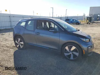 2019 BMW i3 with VIN WBY8P2C51K7E47921, listed as a Copart auction lot 79362334 with 17,375 mi miles and Salvage Title. Bid and sale history available at carsss.com. Image 4.