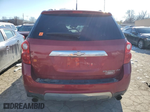 2013 Chevrolet Equinox LTZ with VIN 2GNFLFE30D6136690, listed as a Copart auction lot 41534555 with 0 mi miles and Salvage Title. Bid and sale history available at carsss.com. Image 6.