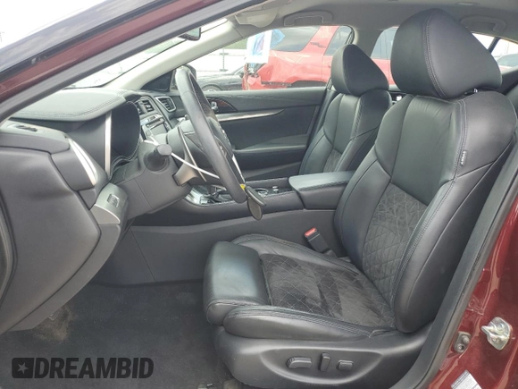 2016 Nissan Maxima SR with VIN 1N4AA6AP5GC404071, listed as a Copart auction lot 60612015 with 34,917 mi miles and Salvage title. Bid and sale history available at DreamBid. Image 7.