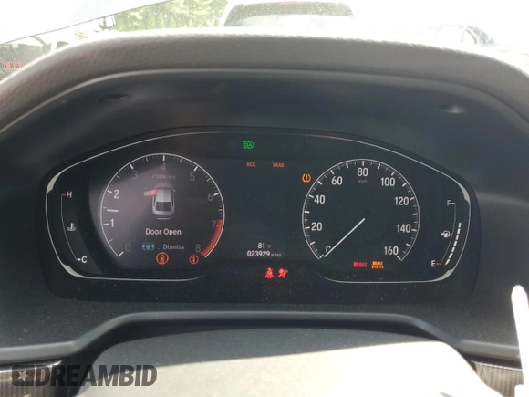 2019 Honda Accord Sport with VIN 1HGCV2E32KA012548, listed as a Copart auction lot 62986365 with 23,929 mi miles and Salvage title. Bid and sale history available at DreamBid. Image 9.
