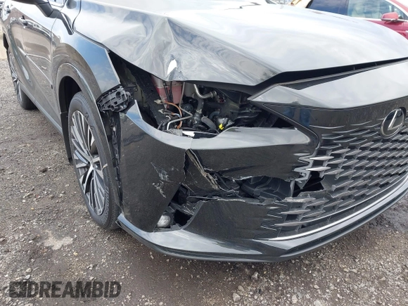 2023 Lexus RX 350 with VIN 2T2BAMCA1PC015877, listed as a IAAI auction lot 42030702 with 17,147 mi miles and . Bid and sale history available at DreamBid. Image 6.