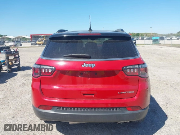 2021 Jeep Compass Limited with VIN 3C4NJCCB0MT577265, listed as a IAAI auction lot 41767947 with 32,304 mi miles. Bid and sale history available at carsss.com. Image 17.