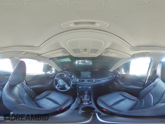 2015 Mazda 3 i Grand Touring with VIN 3MZBM1W77FM219595, listed as a Copart auction lot 61041105 with 140,846 mi miles and Salvage title. Bid and sale history available at DreamBid. Image 14.