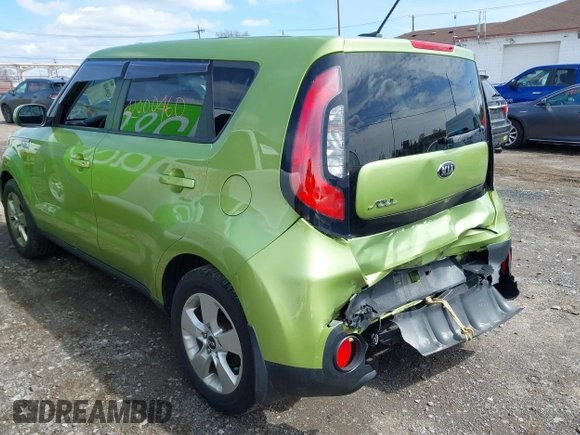 2018 Kia Soul with VIN KNDJN2A25J7894586, listed as a IAAI auction lot 42000460 with 48,509 mi miles and . Bid and sale history available at DreamBid. Image 3.