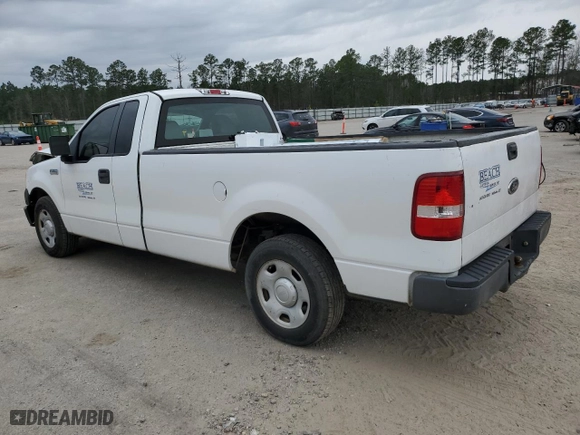 2008 Ford F-150 XL with VIN 1FTRF12258KD71097, listed as a Copart auction lot 46122815 with 193,339 mi miles and Salvage Title. Bid and sale history available at carsss.com. Image 2.