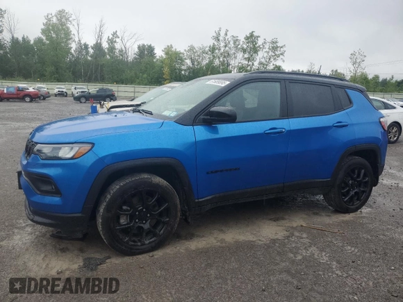 2023 Jeep Compass Latitude с VIN 3C4NJDBN7PT548285, выставлен на аукционе Copart как лот 61689895 с пробегом 19 749 миль миль и Списание • Salvage title. История ставок и продаж доступна на DreamBid. Изображение 1.
