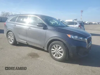 2019 Kia Sorento LX with VIN 5XYPG4A55KG455080, listed as a Copart auction lot 46253135 with 112,415 mi miles and Salvage Title. Bid and sale history available at DreamBid. Image 4.