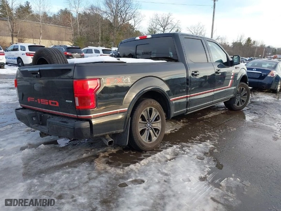 2018 Ford F-150 XL with VIN 1FTFW1EG7JFC83189, listed as a IAAI auction lot 41410074 with 44,420 mi miles. Bid and sale history available at carsss.com. Image 4.