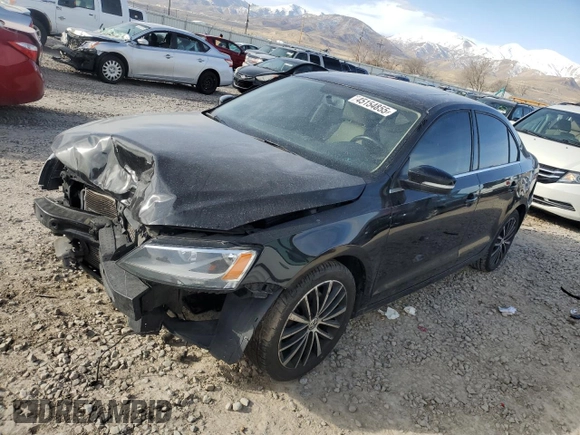 2012 Volkswagen Jetta SEL with VIN 3VWLP7AJ9CM416961, listed as a Copart auction lot 45154855 with Not provided miles and Salvage title. Bid and sale history available at DreamBid. Image 1.