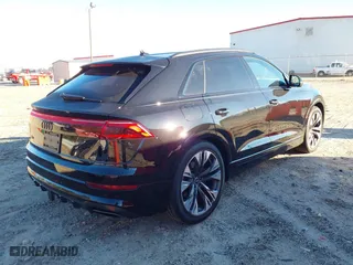 2024 Audi Q8 Prestige with VIN WA1FVBF1XRD012308, listed as a IAAI auction lot 41672981 with 5,900 mi miles. Bid and sale history available at carsss.com. Image 4.
