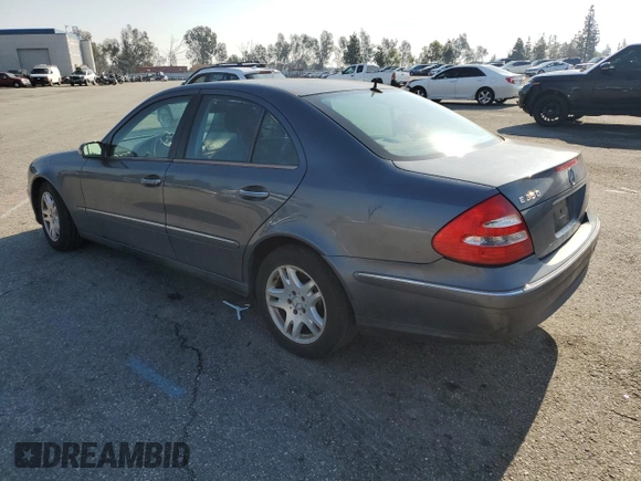 2006 Mercedes-Benz E 350 with VIN WDBUF56J66A816080, listed as a Copart auction lot 44451075 with 240,237 mi miles and Salvage Title. Bid and sale history available at DreamBid. Image 2.