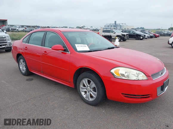 2012 Chevrolet Impala LS Fleet с VIN 2G1WF5E38C1198045, выставлен на аукционе IAAI как лот 42709200 с пробегом 262 877 миль миль и . История ставок и продаж доступна на DreamBid. Изображение 1.