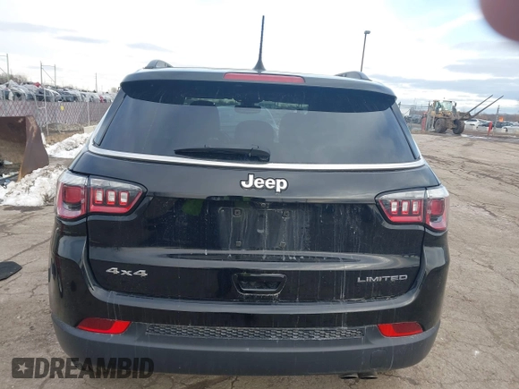 2020 Jeep Compass Limited with VIN 3C4NJDCB6LT164075, listed as a IAAI auction lot 41505470 with 47,196 mi miles and . Bid and sale history available at DreamBid. Image 17.