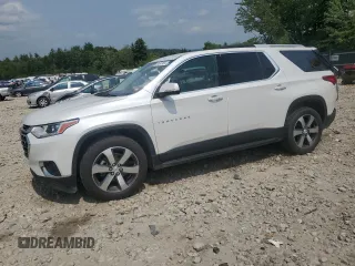 2018 Chevrolet Traverse LT Leather with VIN 1GNEVHKW1JJ223187, listed as a Copart auction lot 64687454 with 86,946 mi miles and Salvage Title. Bid and sale history available at carsss.com. Image 1.