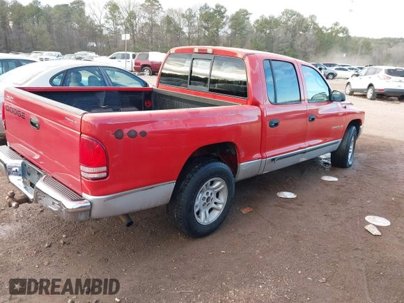 2001 Dodge Dakota Sport with VIN 1B7HL2AN71S275418, listed as a IAAI auction lot 41256157 with 252,468 mi miles. Bid and sale history available at carsss.com. Image 4.