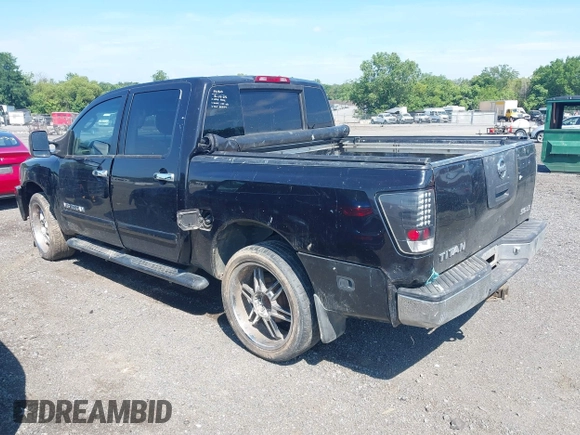 2005 Nissan Titan LE with VIN 1N6AA07B05N509859, listed as a IAAI auction lot 42662424 with 252,000 mi miles and . Bid and sale history available at DreamBid. Image 3.