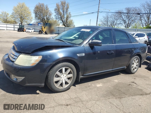 2008 Ford Taurus SEL with VIN 1FAHP24W38G172914, listed as a Copart auction lot 53309525 with 180,531 mi miles and Salvage Title. Bid and sale history available at carsss.com. Image 1.