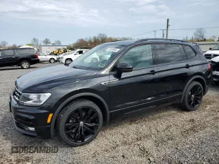 2021 Volkswagen Tiguan SE with VIN 3VV2B7AX7MM017406, listed as a Copart auction lot 53265945 with 43,056 mi miles and Salvage Title. Bid and sale history available at DreamBid. Image 1.