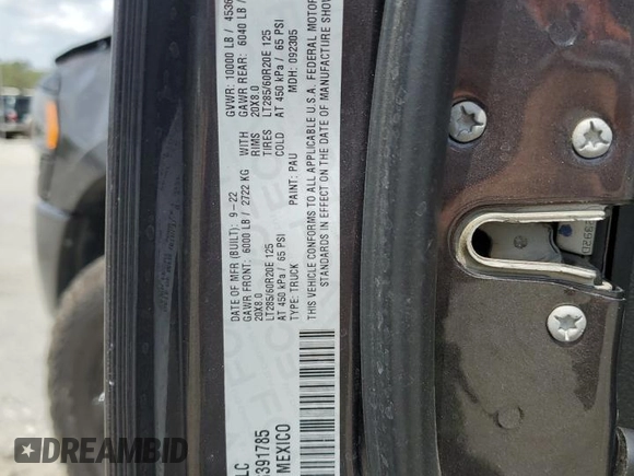 2022 Ram 2500 Limited z VIN 3C6UR5TL2NG391785, wystawiony jako Copart lot #55426415 z przebiegiem 62 603 mil mil oraz Szkoda całkowita • Salvage title. Historia ofert i sprzedaży dostępna na DreamBid. Obrazek 12.
