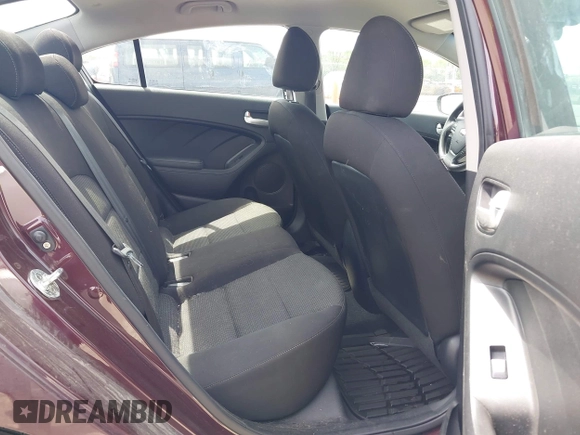 2018 Kia Forte LX with VIN 3KPFK4A70JE165286, listed as a IAAI auction lot 42128779 with 124,348 mi miles. Bid and sale history available at carsss.com. Image 8.