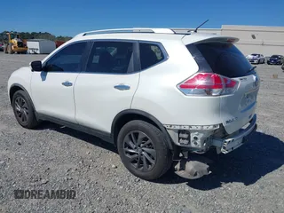 2016 Nissan Rogue SV with VIN KNMAT2MVXGP703040, listed as a IAAI auction lot 41781739 with 88,504 mi miles. Bid and sale history available at carsss.com. Image 3.