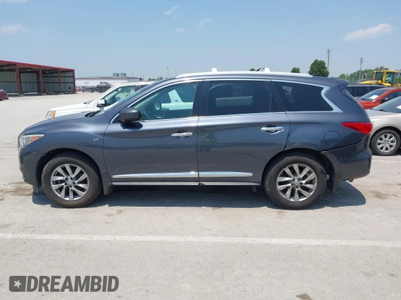 2014 Infiniti QX60 with VIN 5N1AL0MM6EC508693, listed as a IAAI auction lot 42466239 with 174,927 mi miles and . Bid and sale history available at DreamBid. Image 14.
