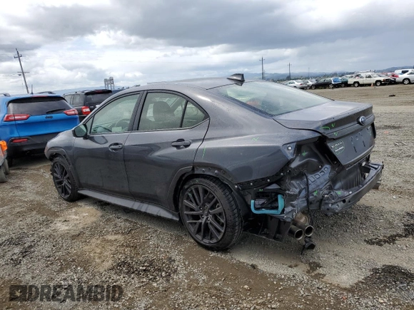 2023 Subaru WRX Premium with VIN JF1VBAF68P9820548, listed as a Copart auction lot 54542155 with 4,795 mi miles and Salvage title. Bid and sale history available at DreamBid. Image 2.