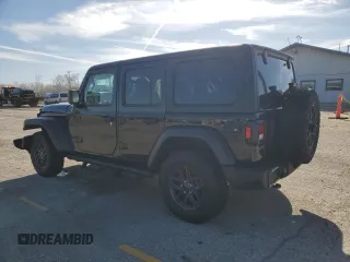 2024 Jeep Wrangler Sport S with VIN 1C4PJXDG0RW260789, listed as a Copart auction lot 49603305 with 4,125 mi miles and Salvage Title. Bid and sale history available at DreamBid. Image 2.