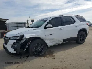 2023 Chevrolet Traverse LT Cloth with VIN 1GNEVGKW5PJ214379, listed as a Copart auction lot 46196505 with 25,749 mi miles and Salvage Title. Bid and sale history available at carsss.com. Image 1.