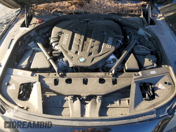 2012 BMW 7 Series 750Li with VIN WBAKB8C57CC964250, listed as a Copart auction lot 41450935 with 56,429 mi miles and Non repairable. Bid and sale history available at DreamBid. Image 11.