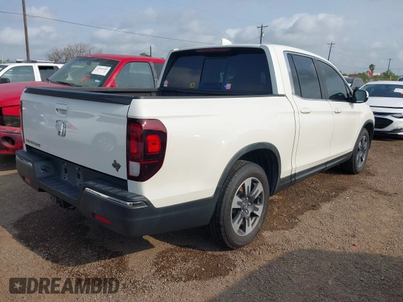 2019 Honda Ridgeline RTL z VIN 5FPYK2F54KB007184, wystawiony jako IAAI lot #42092183 z przebiegiem Nie podano mil oraz . Historia ofert i sprzedaży dostępna na DreamBid. Obrazek 4.