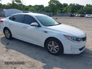 2018 Kia Optima S with VIN 5XXGT4L33JG200440, listed as a IAAI auction lot 42405956 with 93,538 mi miles and . Bid and sale history available at DreamBid. Image 1.