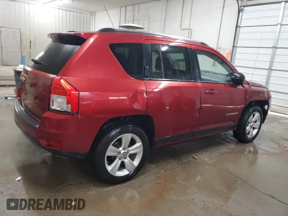 2012 Jeep Compass Sport with VIN 1C4NJCBB0CD640158, listed as a Copart auction lot 83050984 with 126,317 mi miles and Salvage Title. Bid and sale history available at carsss.com. Image 3.
