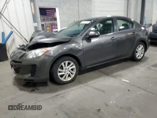2012 Mazda 3 i Grand Touring with VIN JM1BL1W71C1555693, listed as a Copart auction lot 58713755 with 219,562 mi miles and Salvage title. Bid and sale history available at DreamBid. Image 1.