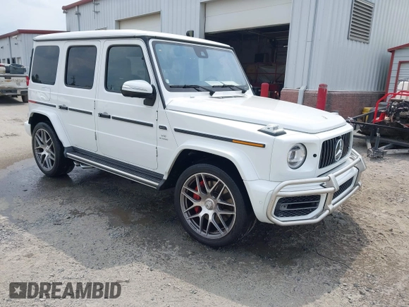 2021 Mercedes-Benz G 63 AMG with VIN W1NYC7HJ9MX417011, listed as a IAAI auction lot 42414126 with 20,226 mi miles and . Bid and sale history available at DreamBid. Image 1.