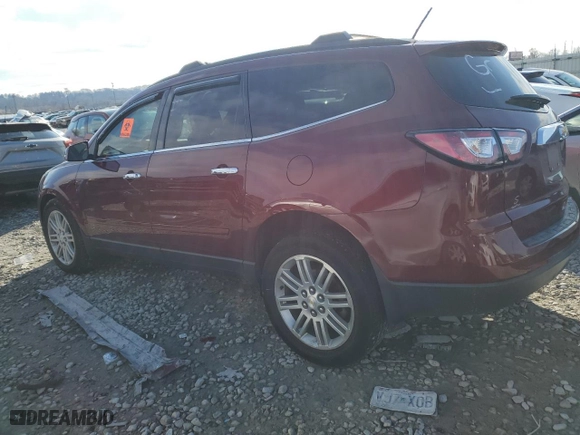 2015 Chevrolet Traverse LT with VIN 1GNKRGKD9FJ362023, listed as a Copart auction lot 83390234 with 141,117 mi miles and Salvage Title. Bid and sale history available at carsss.com. Image 2.