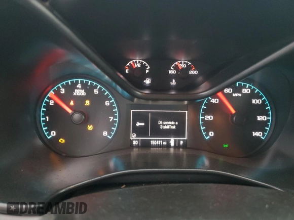 2019 GMC Canyon 2WD with VIN 1GTG5BEAXK1264434, listed as a Copart auction lot 44175085 with 150,471 mi miles and Clean Title. Bid and sale history available at carsss.com. Image 9.