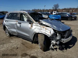 2023 Hyundai Santa Fe SEL with VIN 5NMS24AJ6PH555787, listed as a Copart auction lot 49967035 with 43,406 mi miles and Non Repairable. Bid and sale history available at carsss.com. Image 4.