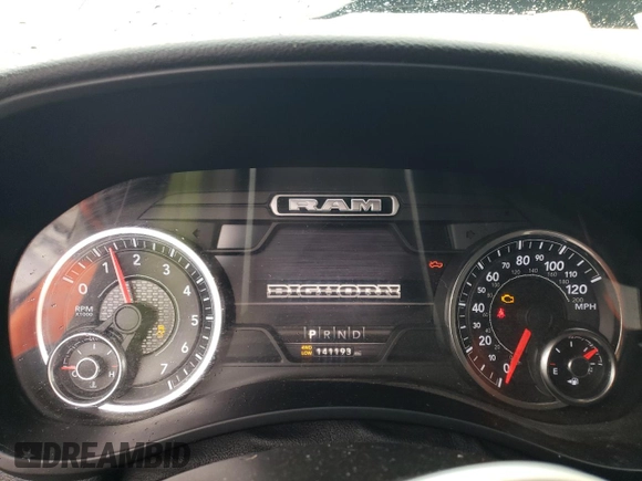 2019 Ram 2500 Big Horn with VIN 3C6UR5JJ9KG557345, listed as a Copart auction lot 46111125 with 141,193 mi miles and Salvage Title. Bid and sale history available at carsss.com. Image 9.