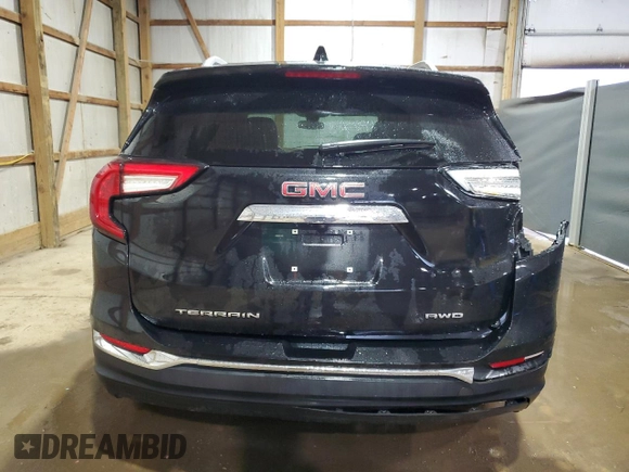 2024 GMC Terrain SLT with VIN 3GKALVEG3RL334008, listed as a Copart auction lot 61628685 with 21,573 mi miles and Clean title. Bid and sale history available at DreamBid. Image 6.