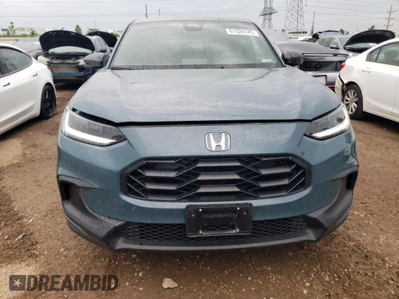 2024 Honda HR-V Sport с VIN 3CZRZ2H56RM761256, выставлен на аукционе Copart как лот 61524145 с пробегом 20 186 миль миль и Списание • Salvage title. История ставок и продаж доступна на DreamBid. Изображение 5.