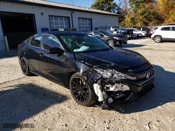 2018 Honda Civic Si Sedan with VIN 2HGFC1E52JH710267, listed as a Copart auction lot 75516834 with 65,831 mi miles and Salvage Title. Bid and sale history available at carsss.com. Image 14.