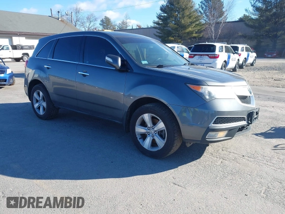 2010 Acura MDX Technology Pkg with VIN 2HNYD2H68AH500331, listed as a IAAI auction lot 41739262 with 190,253 mi miles. Bid and sale history available at carsss.com. Image 1.