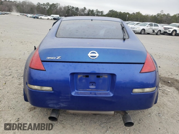 2005 Nissan 350Z Touring with VIN JN1AZ34D85M609834, listed as a Copart auction lot 44757365 with Not Provided miles and Salvage Title. Bid and sale history available at carsss.com. Image 6.