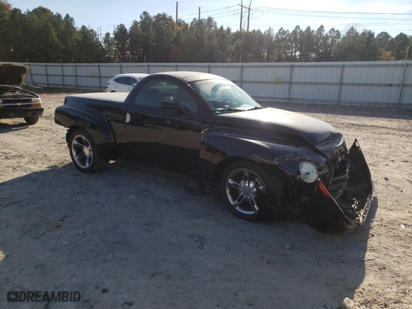 2005 Chevrolet SSR LS with VIN 1GCES14H35B121137, listed as a Copart auction lot 77892444 with NaN miles and Salvage Title. Bid and sale history available at carsss.com. Image 4.