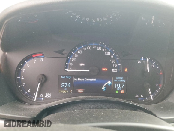 2013 Cadillac ATS with VIN 1G6AA5RX6D0139508, listed as a Copart auction lot 58381625 with 77,604 mi miles and Salvage title. Bid and sale history available at DreamBid. Image 9.
