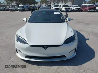 2022 Tesla Model S Plaid with VIN 5YJSA1E64NF484904, listed as a IAAI auction lot 41594464 with 25,299 mi miles and . Bid and sale history available at DreamBid. Image 11.