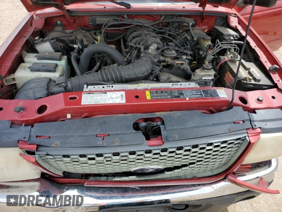 2001 Ford Ranger XL Fleet with VIN 1FTZR15E21PB15604, listed as a Copart auction lot 57746645 with 208,098 mi miles and Salvage title. Bid and sale history available at DreamBid. Image 11.