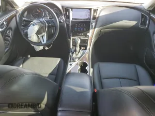 2019 Infiniti Q50 Signature Edition with VIN JN1EV7AP7KM518388, listed as a Copart auction lot 49925335 with 78,458 mi miles and Salvage Title. Bid and sale history available at DreamBid. Image 8.