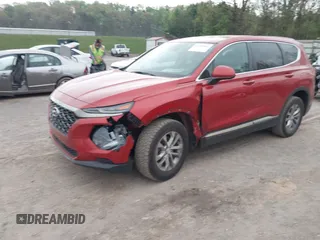 2019 Hyundai Santa Fe SE with VIN 5NMS2CAD5KH053852, listed as a IAAI auction lot 41962062 with 127,177 mi miles. Bid and sale history available at carsss.com. Image 17.